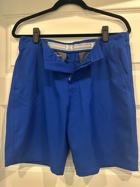 Under Armour Youth Boys Royal Blue Athletic Golf Shorts
